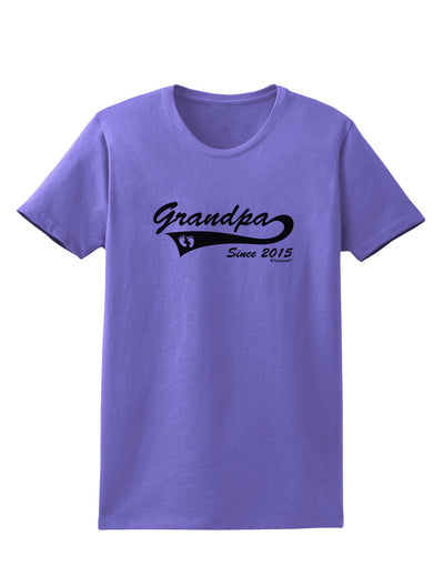 Grandpa Since 2015 Womens T-Shirt by TooLoud-Womens T-Shirt-TooLoud-Violet-X-Small-Davson Sales