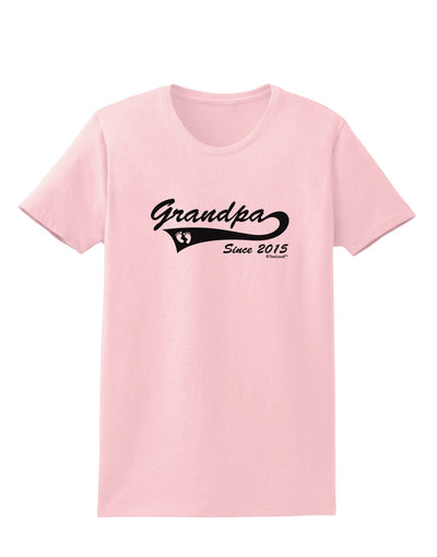 Grandpa Since 2015 Womens T-Shirt by TooLoud-Womens T-Shirt-TooLoud-PalePink-X-Small-Davson Sales