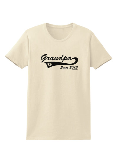 Grandpa Since 2015 Womens T-Shirt by TooLoud-Womens T-Shirt-TooLoud-Natural-X-Small-Davson Sales