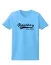 Grandpa Since 2015 Womens T-Shirt by TooLoud-Womens T-Shirt-TooLoud-Aquatic-Blue-X-Small-Davson Sales