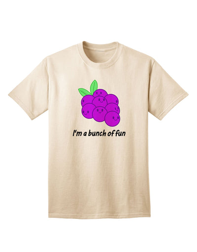 Grape-themed Adult T-Shirt - A Playful and Vibrant Addition to Your Wardrobe-Mens T-shirts-TooLoud-Natural-Small-Davson Sales