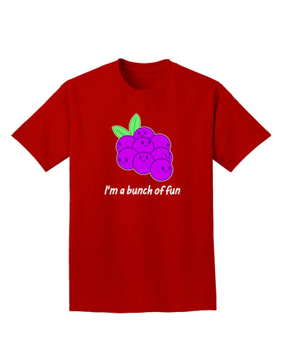 Grapes - I'm a Bunch of Fun Adult Dark T-Shirt-Mens T-Shirt-TooLoud-Red-Small-Davson Sales