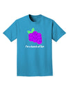 Grapes - I'm a Bunch of Fun Adult Dark T-Shirt-Mens T-Shirt-TooLoud-Turquoise-Small-Davson Sales