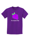 Grapes - I'm a Bunch of Fun Childrens Dark T-Shirt-Childrens T-Shirt-TooLoud-Purple-X-Small-Davson Sales