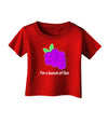 Grapes - I'm a Bunch of Fun Infant T-Shirt Dark-Infant T-Shirt-TooLoud-Clover-Green-06-Months-Davson Sales