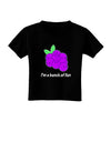 Grapes - I'm a Bunch of Fun Toddler T-Shirt Dark-Toddler T-Shirt-TooLoud-Black-2T-Davson Sales