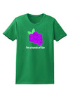 Grapes - I'm a Bunch of Fun Womens Dark T-Shirt-Womens T-Shirt-TooLoud-Kelly-Green-X-Small-Davson Sales