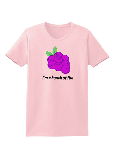 Grapes - I'm a Bunch of Fun Womens T-Shirt-Womens T-Shirt-TooLoud-PalePink-X-Small-Davson Sales