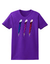 Graphic Feather Design - Feather Trio Womens Dark T-Shirt by TooLoud-Womens T-Shirt-TooLoud-Purple-X-Small-Davson Sales