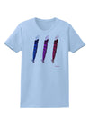 Graphic Feather Design - Feather Trio Womens T-Shirt by TooLoud-Womens T-Shirt-TooLoud-Light-Blue-X-Small-Davson Sales