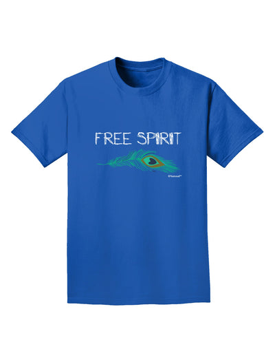 Graphic Feather Design - Free Spirit Adult Dark T-Shirt by TooLoud-Mens T-Shirt-TooLoud-Royal-Blue-Small-Davson Sales