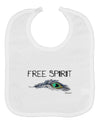 Graphic Feather Design - Free Spirit Baby Bib by TooLoud