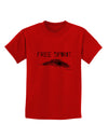 Graphic Feather Design - Free Spirit Childrens T-Shirt by TooLoud-Childrens T-Shirt-TooLoud-Red-X-Small-Davson Sales