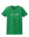 Graphic Feather Design - Free Spirit Womens Dark T-Shirt by TooLoud-Womens T-Shirt-TooLoud-Kelly-Green-X-Small-Davson Sales