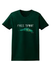 Graphic Feather Design - Free Spirit Womens Dark T-Shirt by TooLoud-Womens T-Shirt-TooLoud-Forest-Green-Small-Davson Sales