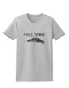 Graphic Feather Design - Free Spirit Womens T-Shirt by TooLoud-Womens T-Shirt-TooLoud-AshGray-X-Small-Davson Sales