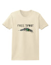 Graphic Feather Design - Free Spirit Womens T-Shirt by TooLoud-Womens T-Shirt-TooLoud-Natural-X-Small-Davson Sales