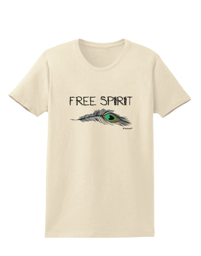 Graphic Feather Design - Free Spirit Womens T-Shirt by TooLoud-Womens T-Shirt-TooLoud-Natural-X-Small-Davson Sales