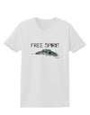 Graphic Feather Design - Free Spirit Womens T-Shirt by TooLoud-Womens T-Shirt-TooLoud-White-X-Small-Davson Sales