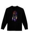 Graphic Feather Design - Galaxy Dreamcatcher Adult Long Sleeve Dark T-Shirt by TooLoud-TooLoud-Black-Small-Davson Sales