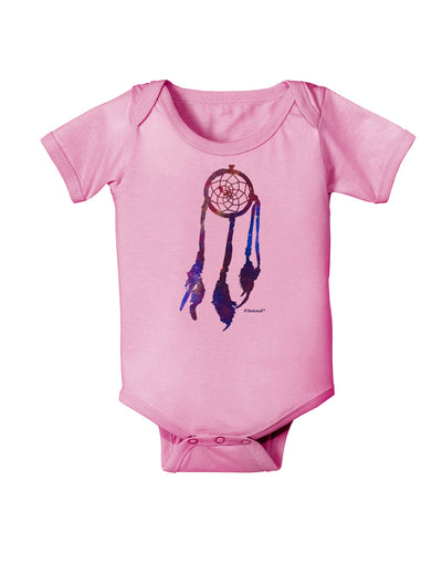 Graphic Feather Design - Galaxy Dreamcatcher Baby Romper Bodysuit by TooLoud-Baby Romper-TooLoud-Light-Pink-06-Months-Davson Sales