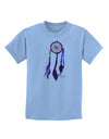 Graphic Feather Design - Galaxy Dreamcatcher Childrens T-Shirt by TooLoud-Childrens T-Shirt-TooLoud-Light-Blue-X-Small-Davson Sales