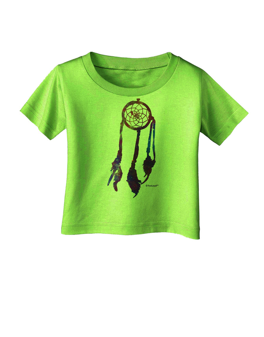 Graphic Feather Design - Galaxy Dreamcatcher Infant T-Shirt by TooLoud-Infant T-Shirt-TooLoud-White-06-Months-Davson Sales