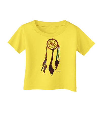 Graphic Feather Design - Galaxy Dreamcatcher Infant T-Shirt by TooLoud-Infant T-Shirt-TooLoud-Yellow-06-Months-Davson Sales