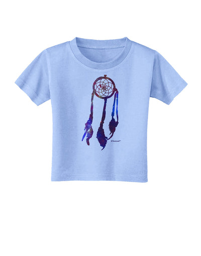 Graphic Feather Design - Galaxy Dreamcatcher Toddler T-Shirt by TooLoud-Toddler T-Shirt-TooLoud-Aquatic-Blue-2T-Davson Sales