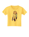 Graphic Feather Design - Galaxy Dreamcatcher Toddler T-Shirt by TooLoud-Toddler T-Shirt-TooLoud-Yellow-2T-Davson Sales