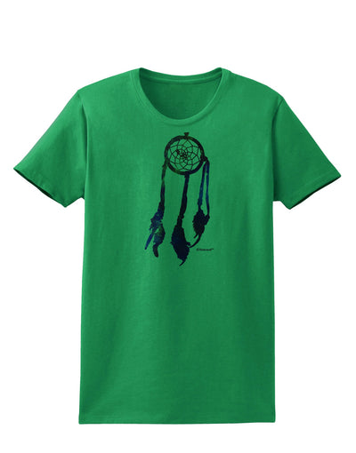 Graphic Feather Design - Galaxy Dreamcatcher Womens T-Shirt by TooLoud-Womens T-Shirt-TooLoud-Kelly-Green-X-Small-Davson Sales