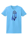 Graphic Feather Design - Galaxy Dreamcatcher Womens T-Shirt by TooLoud-Womens T-Shirt-TooLoud-Aquatic-Blue-X-Small-Davson Sales