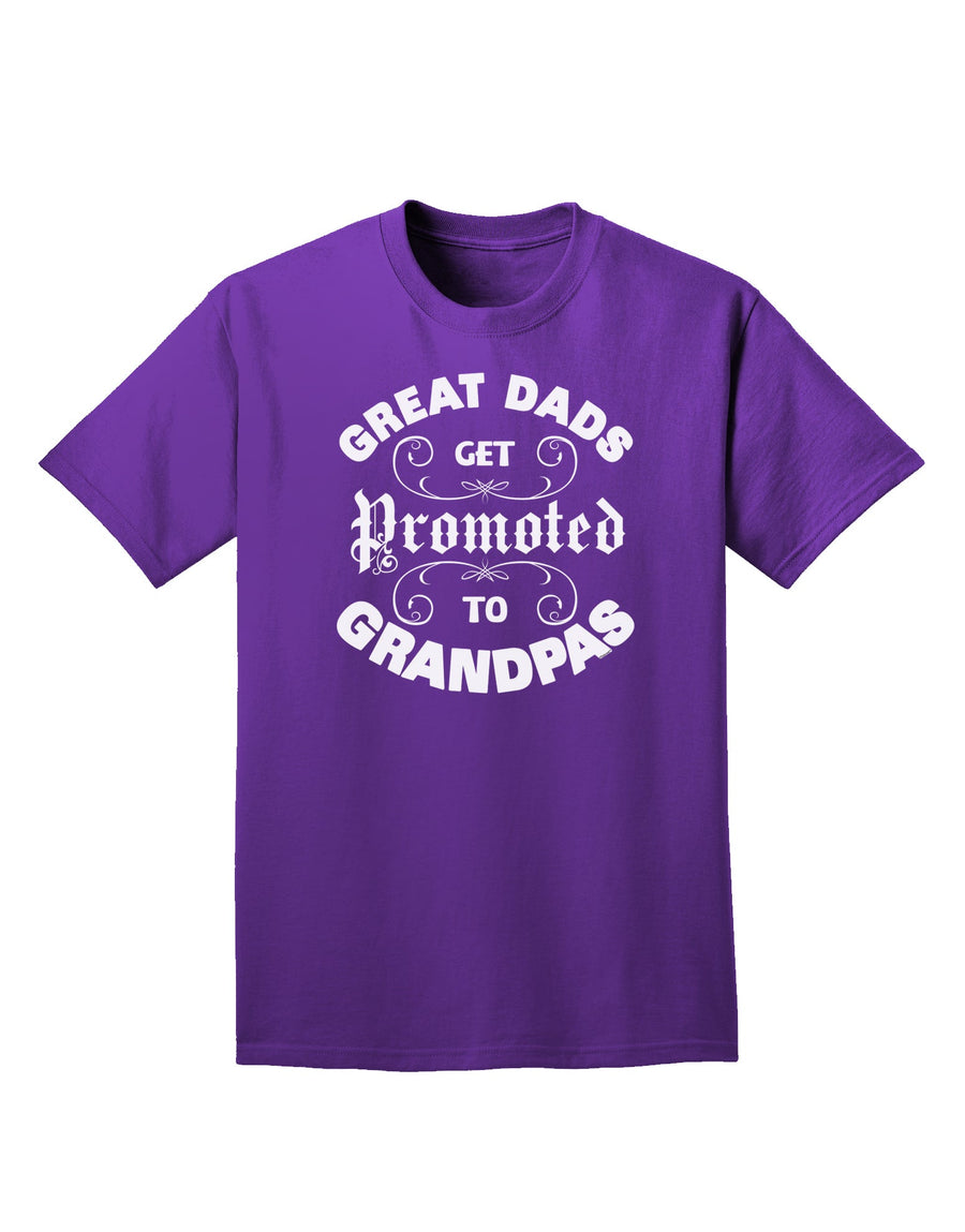 Great Dads get Promoted to Grandpas Adult Dark T-Shirt-Mens T-Shirt-TooLoud-Black-Small-Davson Sales