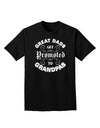 Great Dads get Promoted to Grandpas Adult Dark T-Shirt-Mens T-Shirt-TooLoud-Black-Small-Davson Sales