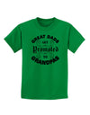 Great Dads get Promoted to Grandpas Childrens T-Shirt-TooLoud-Kelly-Green-X-Small-Davson Sales