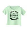 Great Dads get Promoted to Grandpas Infant T-Shirt-TooLoud-Light-Green-06-Months-Davson Sales