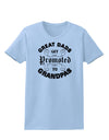 Great Dads get Promoted to Grandpas Womens T-Shirt-TooLoud-Light-Blue-X-Small-Davson Sales