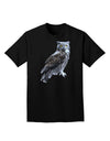 Great Horned Owl Photo Adult Dark T-Shirt-Mens T-Shirt-TooLoud-Black-Small-Davson Sales