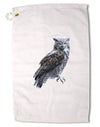 Great Horned Owl Photo Premium Cotton Golf Towel - 16&#x22; x 25-Golf Towel-TooLoud-16x25"-Davson Sales