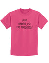 Great Job Mom I'm Awesome Childrens T-Shirt-Childrens T-Shirt-TooLoud-Sangria-X-Small-Davson Sales