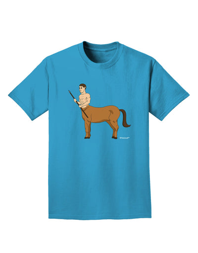 Greek Mythology Centaur Design - Color Adult Dark T-Shirt by TooLoud-Mens T-Shirt-TooLoud-Turquoise-Small-Davson Sales