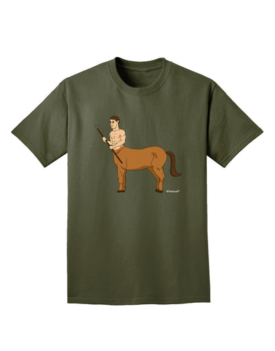 Greek Mythology Centaur Design - Color Adult Dark T-Shirt by TooLoud-Mens T-Shirt-TooLoud-Military-Green-Small-Davson Sales