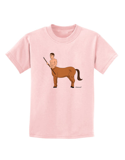 Greek Mythology Centaur Design - Color Childrens T-Shirt by TooLoud-Childrens T-Shirt-TooLoud-PalePink-X-Small-Davson Sales