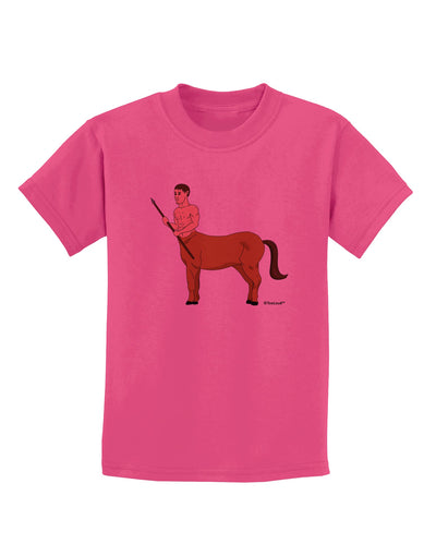 Greek Mythology Centaur Design - Color Childrens T-Shirt by TooLoud-Childrens T-Shirt-TooLoud-Sangria-X-Small-Davson Sales