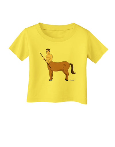 Greek Mythology Centaur Design - Color Infant T-Shirt by TooLoud-Infant T-Shirt-TooLoud-Yellow-06-Months-Davson Sales