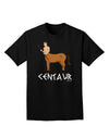 Greek Mythology Centaur Design - Color - Text Adult Dark T-Shirt by TooLoud-Mens T-Shirt-TooLoud-Black-Small-Davson Sales