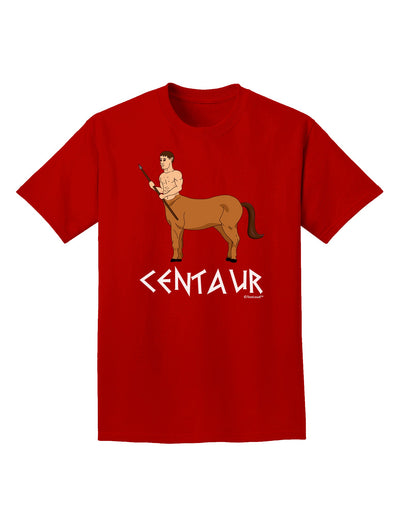 Greek Mythology Centaur Design - Color - Text Adult Dark T-Shirt by TooLoud-Mens T-Shirt-TooLoud-Red-Small-Davson Sales