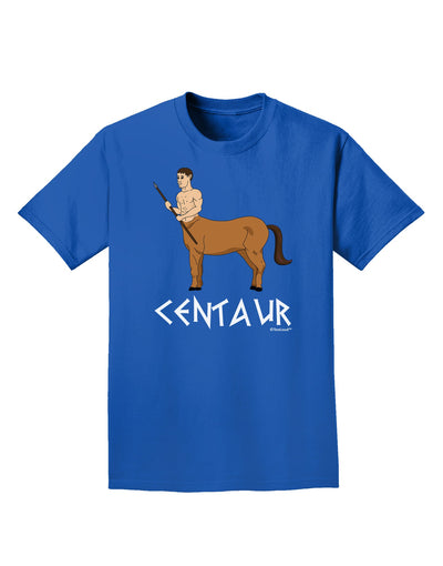 Greek Mythology Centaur Design - Color - Text Adult Dark T-Shirt by TooLoud-Mens T-Shirt-TooLoud-Royal-Blue-Small-Davson Sales