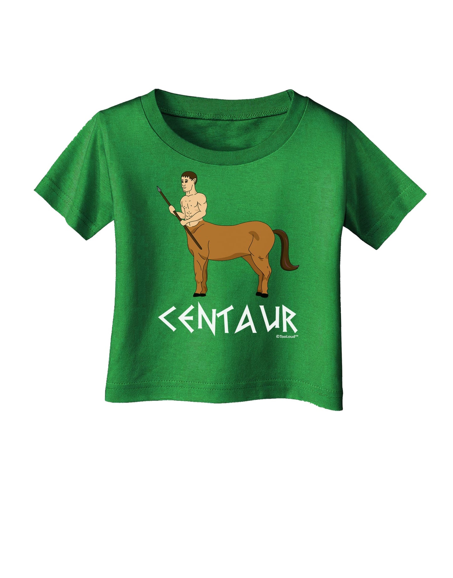 Greek Mythology Centaur Design - Color - Text Infant T-Shirt Dark by TooLoud-Infant T-Shirt-TooLoud-Royal-Blue-06-Months-Davson Sales