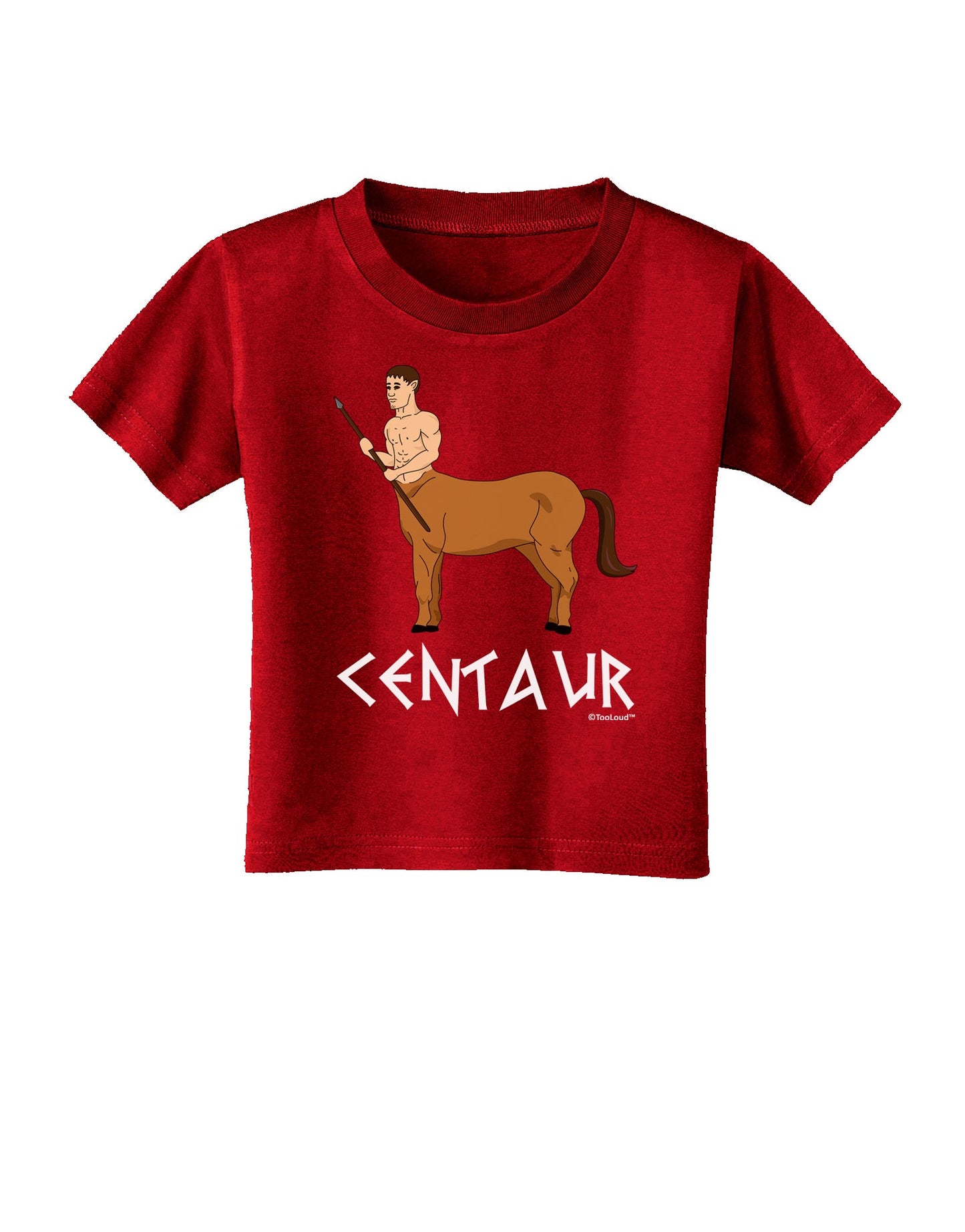 Greek Mythology Centaur Design - Color - Text Toddler T-Shirt Dark by TooLoud-Toddler T-Shirt-TooLoud-Clover-Green-2T-Davson Sales